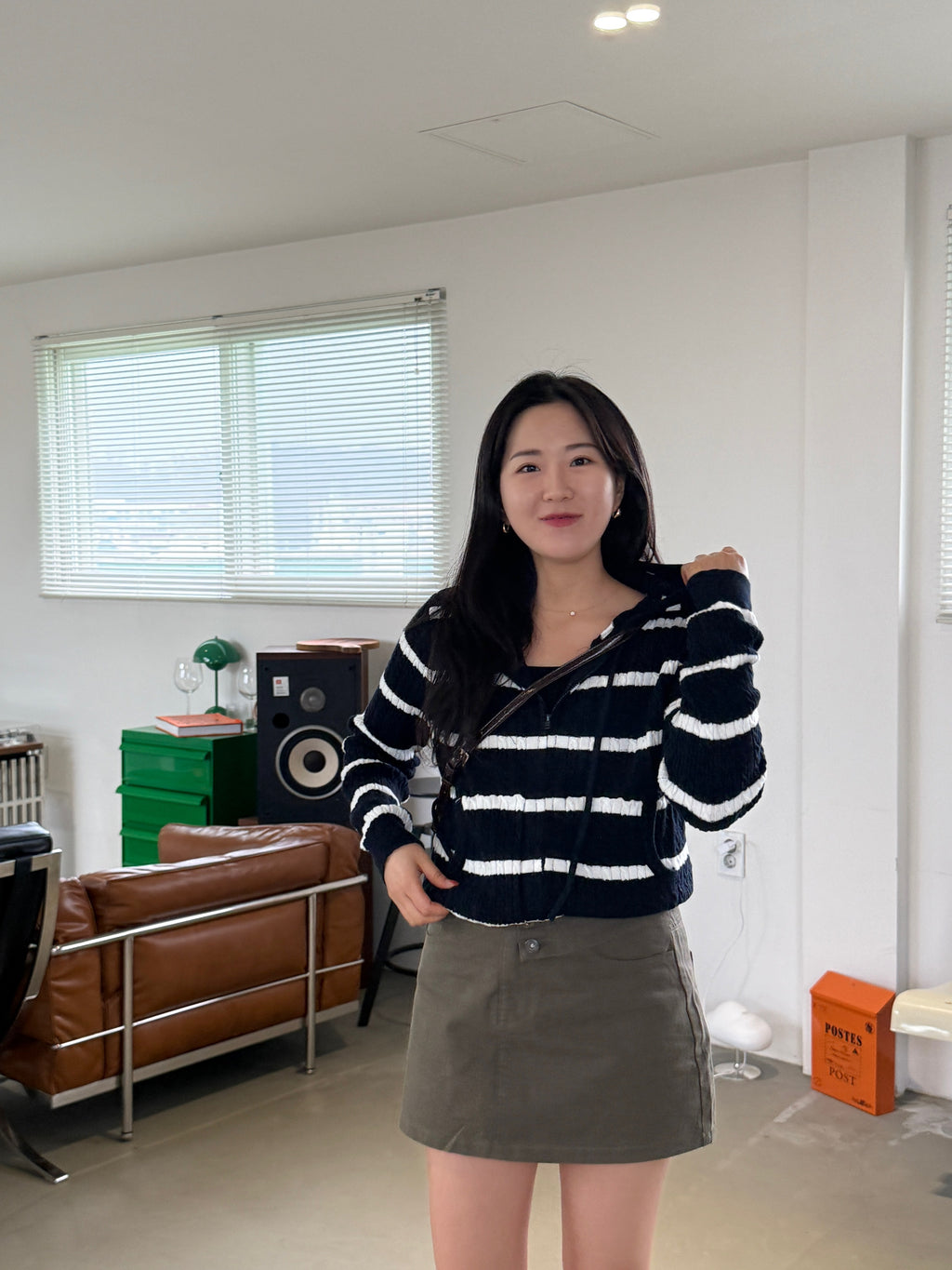 Cable-Knit Zip-Up Hoodie